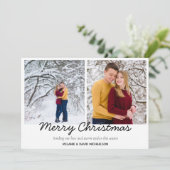 メリークリスマスタータンチェックフォトコラージュシーズン シーズンカード (スタンド正面)