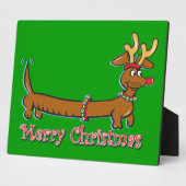 メリークリスマスダシュント フォトプラーク (側面)