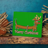 メリークリスマスダシュント フォトプラーク (側面)