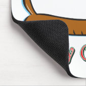 メリークリスマスダシュント マウスパッド (コーナー)