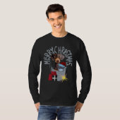 メリークリスマスダックスシュント!私を飲み込む! Tシャツ (正面フル)
