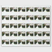 メリークリスマスダックラッピング紙 ラッピングペーパー (フラット)