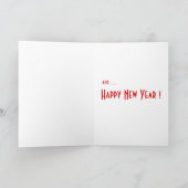 メリークリスマスダルメティアンドッグ金ゴールド シーズンカード (内部)