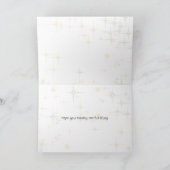 メリークリスマスダンサーパーソナライズされた シーズンカード (内部)