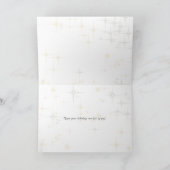 メリークリスマスダンサーパーソナライズされた シーズンカード (内部)