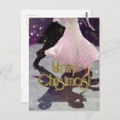 メリークリスマスダンサー葉書 ポストカード (正面/裏面)