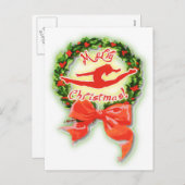 メリークリスマスダンスダンサー シーズンポストカード (正面/裏面)