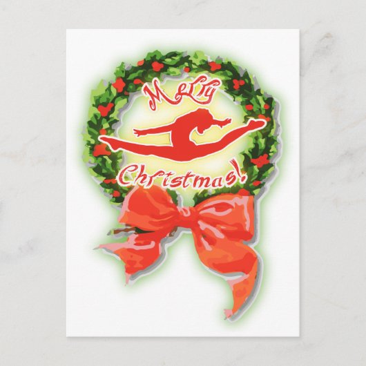 メリークリスマスダンスダンサー シーズンポストカード (正面)