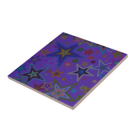 メリークリスマスダークパープル、スター天国スター タイル (側面)