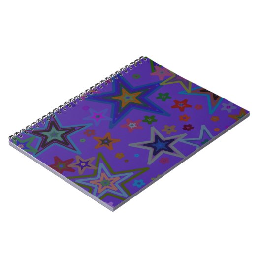 メリークリスマスダークパープル、スター天国スター ノートブック (左側)