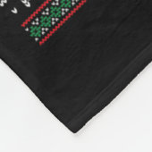 メリークリスマスダートバイクサンタおもしろいファミリーマッチ フリースブランケット (角)