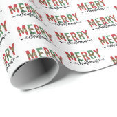 メリークリスマスチエレガントータプリント ラッピングペーパー (ロールコーナー)