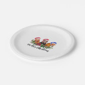 メリークリスマスチキン ペーパープレート (アングル)