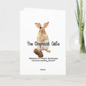 メリークリスマスチップムンクカード シーズンカード (裏面)