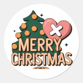 メリークリスマスチャームシール周りシール ラウンドシール