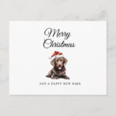 メリークリスマスチョコレートラボの休日はがき シーズンポストカード (正面)