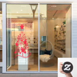 メリークリスマスツパーソナライズされたリー ウィンドウサイン