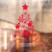 メリークリスマスツパーソナライズされたリー ウィンドウサイン (シート2)