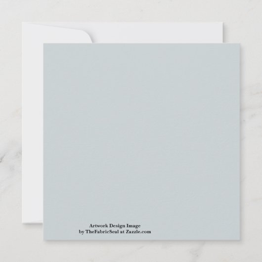 メリークリスマスツリーと霜の降りた雪だるまウォーター色 カード (裏面)