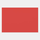 メリークリスマスツリーと霜の降りた雪だるまウォーター色 ラッピングペーパーシート (正面3)