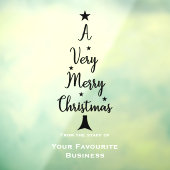 メリークリスマスツリーのスクリプトは白い黒を主演する ウィンドウサイン (シート3)