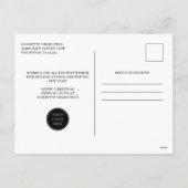 メリークリスマスツリーのロ企業のゴ シーズンポストカード (裏面)