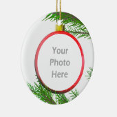 メリークリスマスツリーの装飾（写真フレーム） セラミックオーナメント (右)