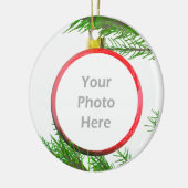 メリークリスマスツリーの装飾（写真フレーム） セラミックオーナメント (左)