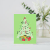 メリークリスマスツリーはがき シーズンポストカード (スタンド正面)