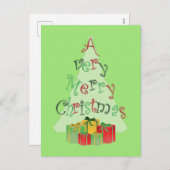 メリークリスマスツリーはがき シーズンポストカード (正面/裏面)