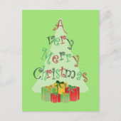 メリークリスマスツリーはがき シーズンポストカード (正面)