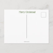 メリークリスマスツリーはがき ポストカード (裏面)