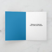 メリークリスマスツリーオーナメントインコロナウイルスマスク シーズンカード (内部)