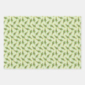 メリークリスマスツリーオーナメントライトスター ラッピングペーパーシート (正面)