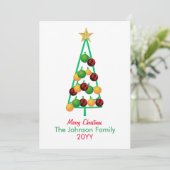 メリークリスマスツリーオーナメント シーズンカード (スタンド正面)
