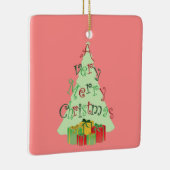 メリークリスマスツリーオーナメント セラミックオーナメント (右)