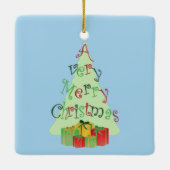 メリークリスマスツリーオーナメント セラミックオーナメント (裏面)
