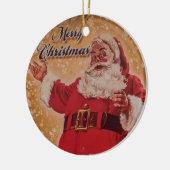 メリークリスマスツリーオーナメント セラミックオーナメント (左)