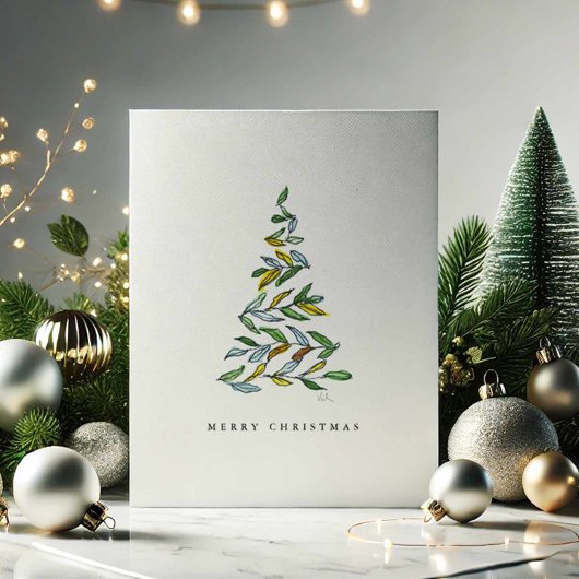 メリークリスマスツリーカード シーズンカード