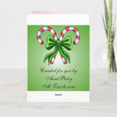 メリークリスマスツリーカード シーズンカード (裏面)