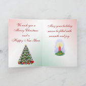 メリークリスマスツリーカード シーズンカード (内部)