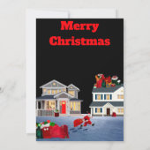 メリークリスマスツリーカード 招待状 (裏面)