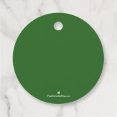 メリークリスマスツリーグリーンホリデー フェイバータグ (裏面)