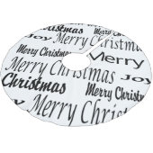 メリークリスマスツリースカート ブラッシュドポリエステルツリースカート (アングル)