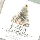 メリークリスマスツリースクリプトスクエア シーズンカード