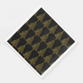 メリークリスマスツリースターズブラック金ゴールドシャイニーシック (コーナー)