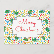 メリークリスマスツリーズアンドライツレトロホリデー