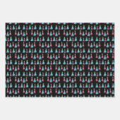 メリークリスマスツリーズシートラッピング紙 ラッピングペーパーシート (正面)