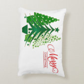 メリークリスマスツリーズピロー アクセントクッション (裏面(縦))