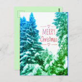 メリークリスマスツリーズヴェルデ葉書 ポストカード (正面/裏面)